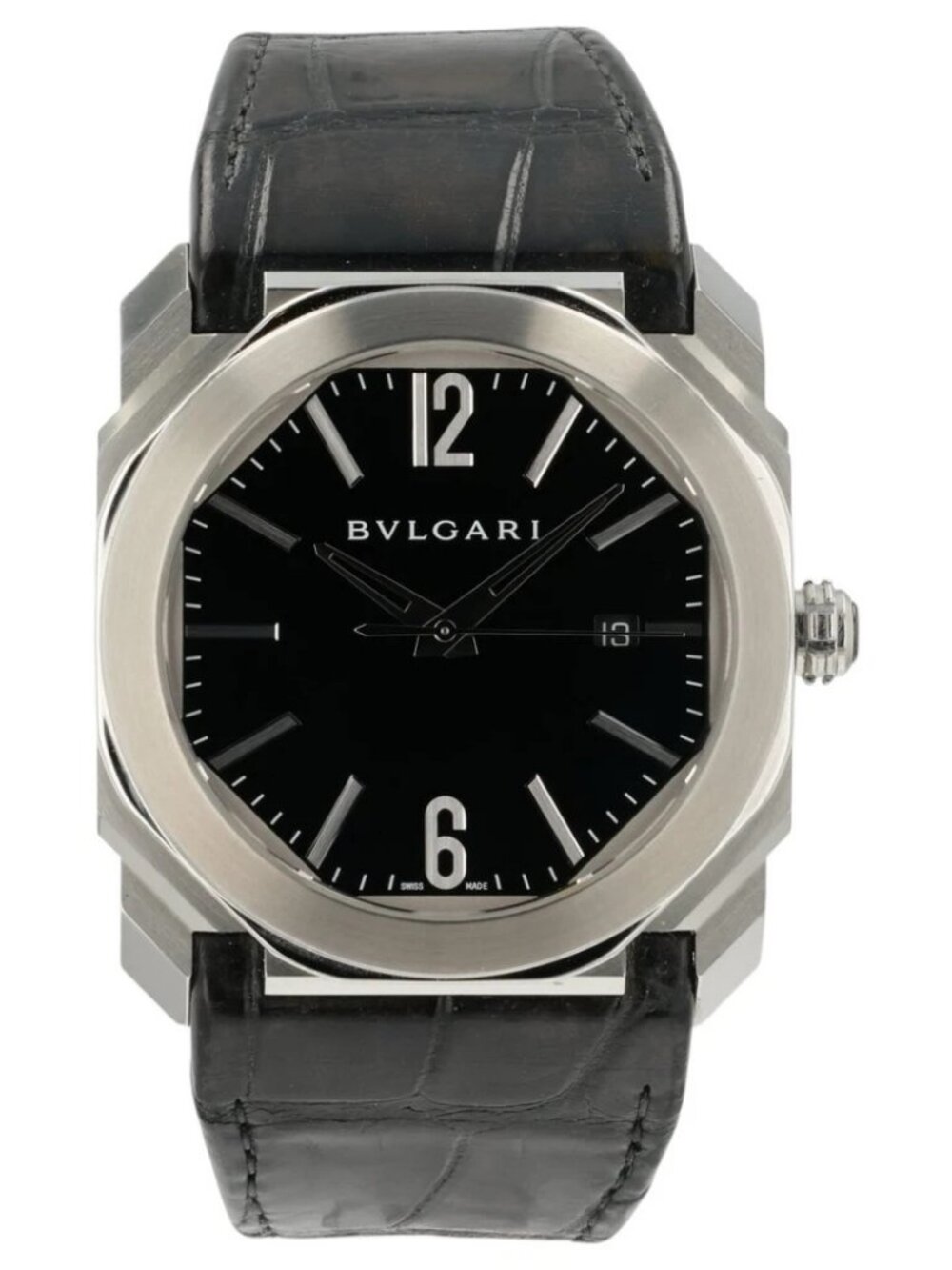 Bulgari Octo Black Dial Stainless Steel 41mm Automatic Men’s Watch